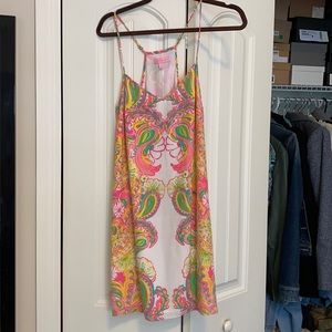 Lilly Pulitzer Silk Scarf Dress size Small